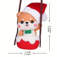 Needle Felting Kit For Beginners DIY Material Package Pendant Gift