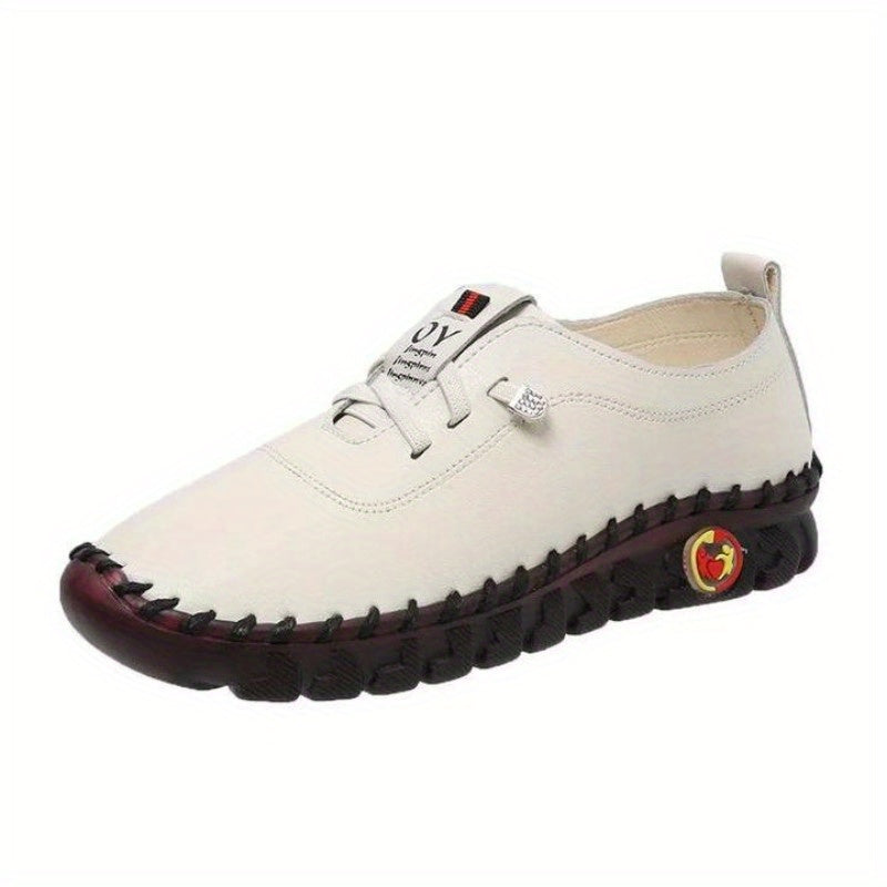Women's Lace Up Low Top Soft Sole Flat Shoes
