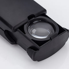 Lighted 30X 21mm Eye Magnifier Loupe With LED Light