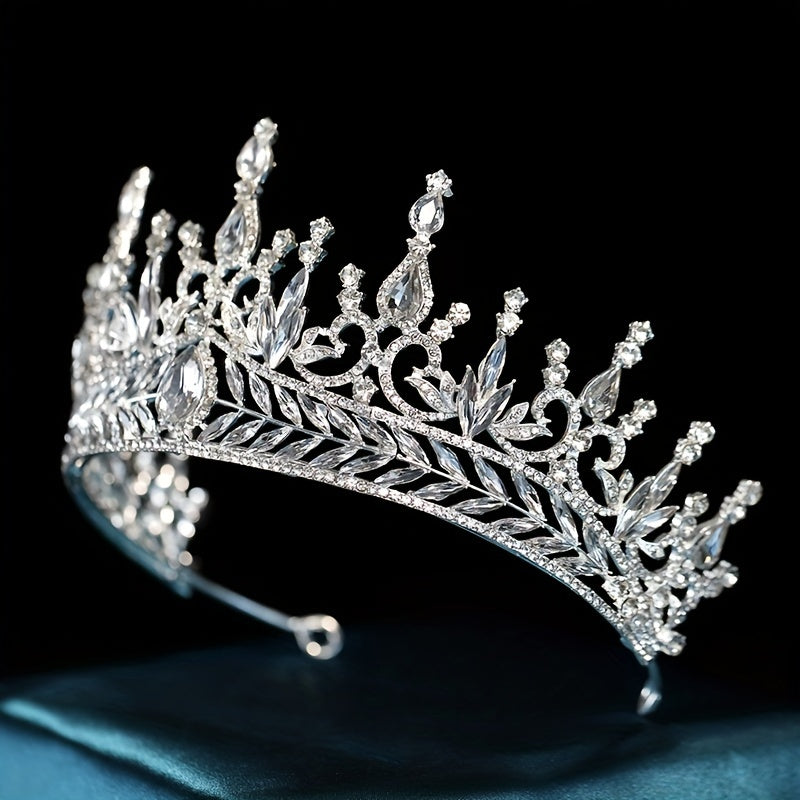 Crystal Headband Queen Princess Crown Head Jewelry Tiara Birthday