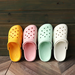 Women's Hollow Out Closed Toe Clogs