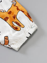 Boys Animal Print Elastic Waist Pants