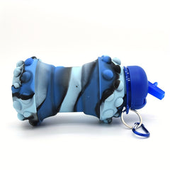 Silicone Collapsible Water Bottle Straw Leakproof Outdoor Travel