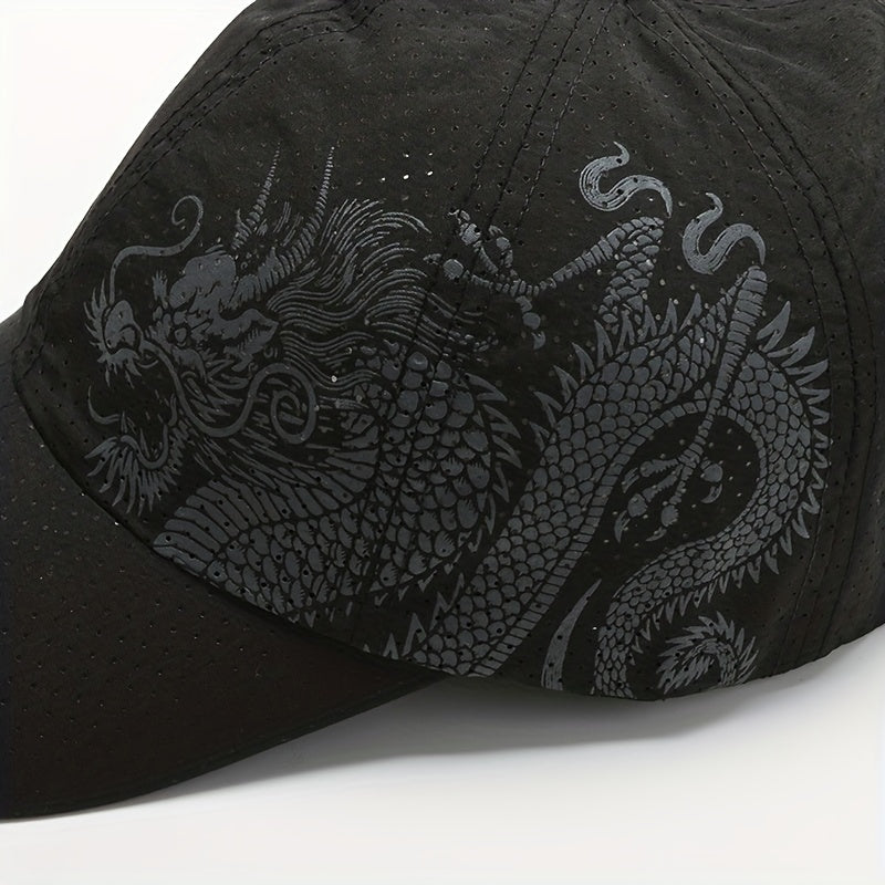 Chinese Dragon Totem Baseball Cap Peaked Cap