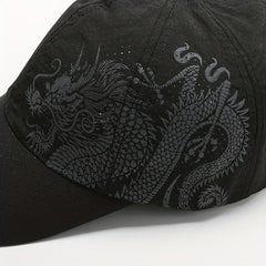Chinese Dragon Totem Baseball Cap Peaked Cap