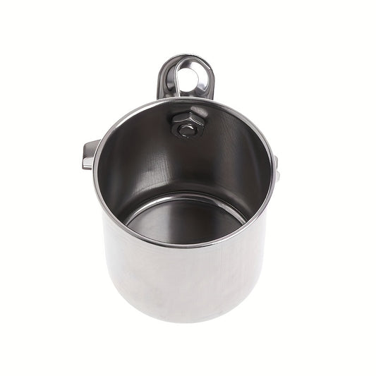 Stainless Bird Food Jar Parrot Mynah Feeder