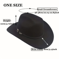 Versatile Wide Brim Fedora Hat for Party