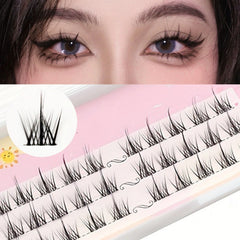 Segmented Little Devil False Eyelashes for Enlarged Eyes