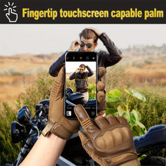 Touch Screen Outdoor Full Finger Sports Gloves for Cycling Hiking