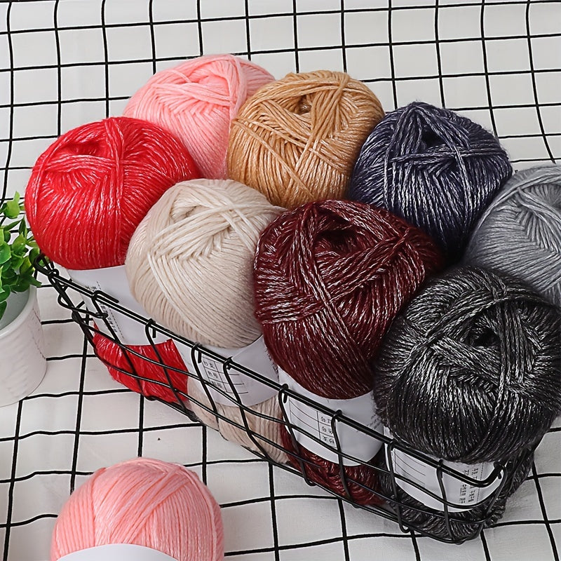 100 Acrylic Velvet Yarn Medium thick Yarn Worsted With Rich Feel