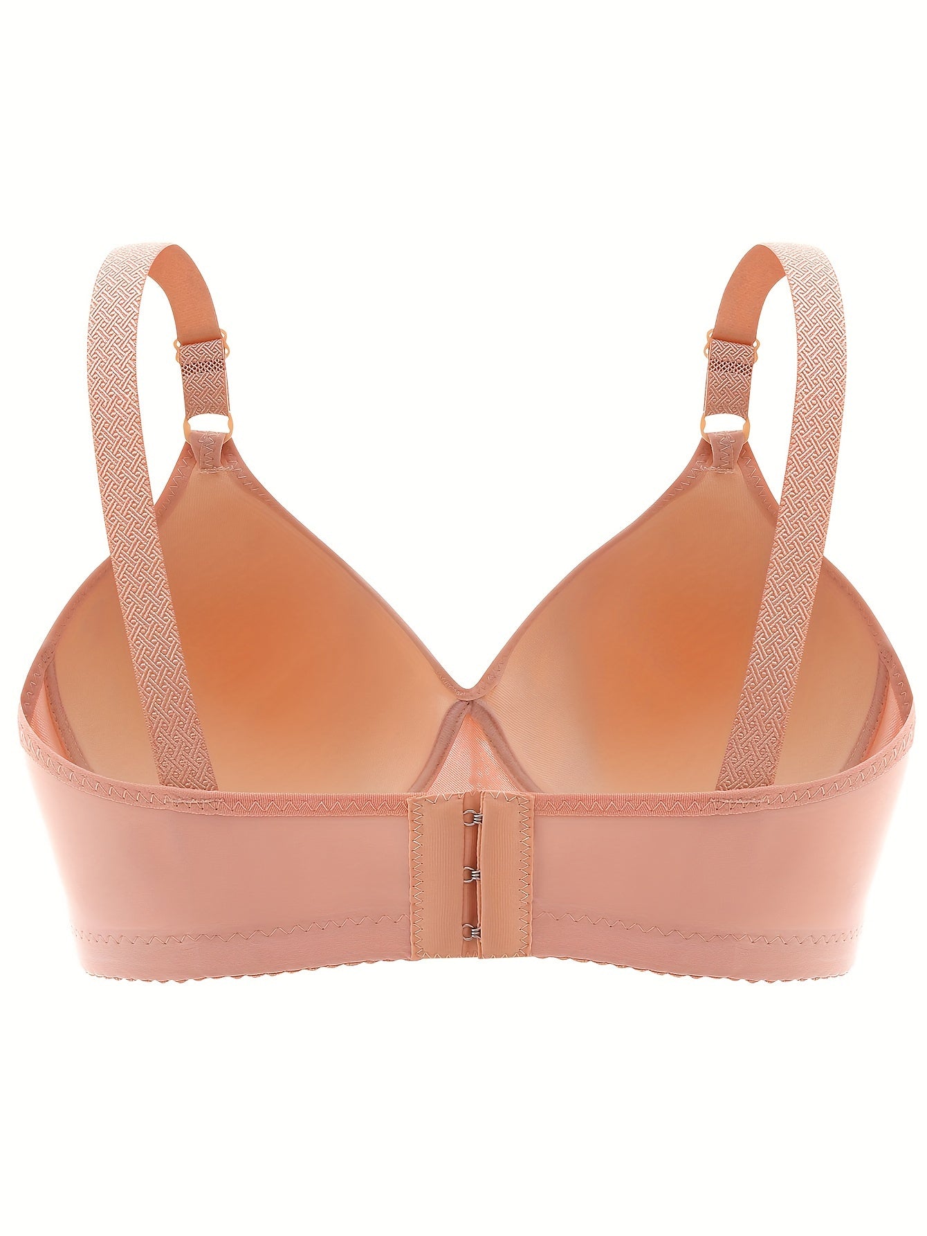 Plus Size Wireless Guipure Lace Padded Bra