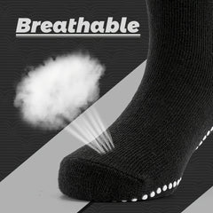 Kids Cotton Crew Socks, Breathable & Non-slip, 5 Pairs