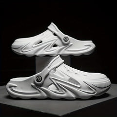 Men's Breathable Slip On Clog Sandals - Outdoor Walking Shoes