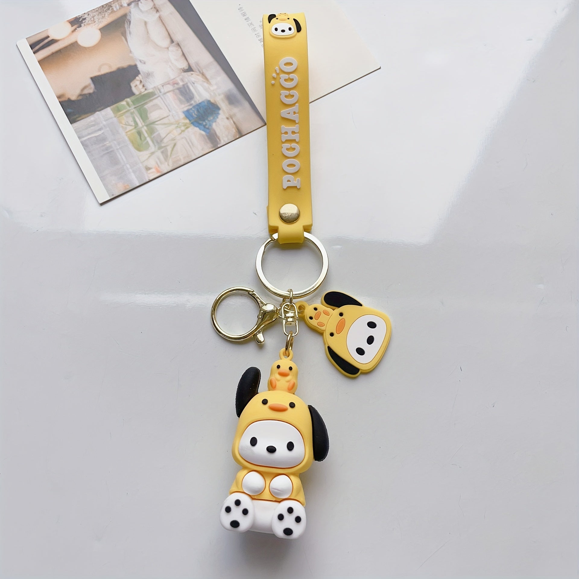 Cartoon High-end Couple Pendant Key Chain