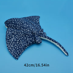 Ocean Series Plush Toy Devil Fish Simulation Perch Small Hanging Ornament