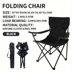 Outdoor Camping Chair with Cup Holder