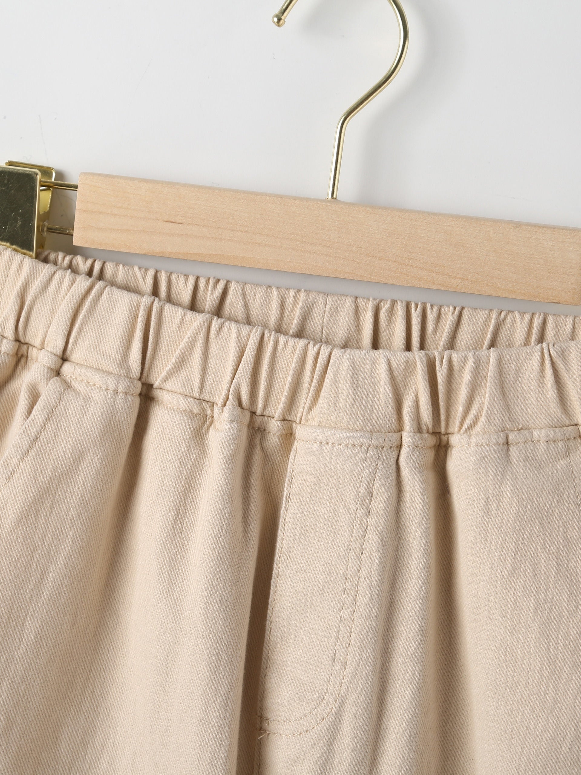 Boys Letter Embroidery Block Spliced Trousers