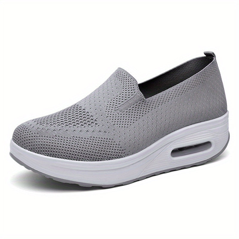 Women's Slip On Platform Sneakers Air Cushion Shoes