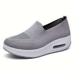 Women's Slip On Platform Sneakers Air Cushion Shoes