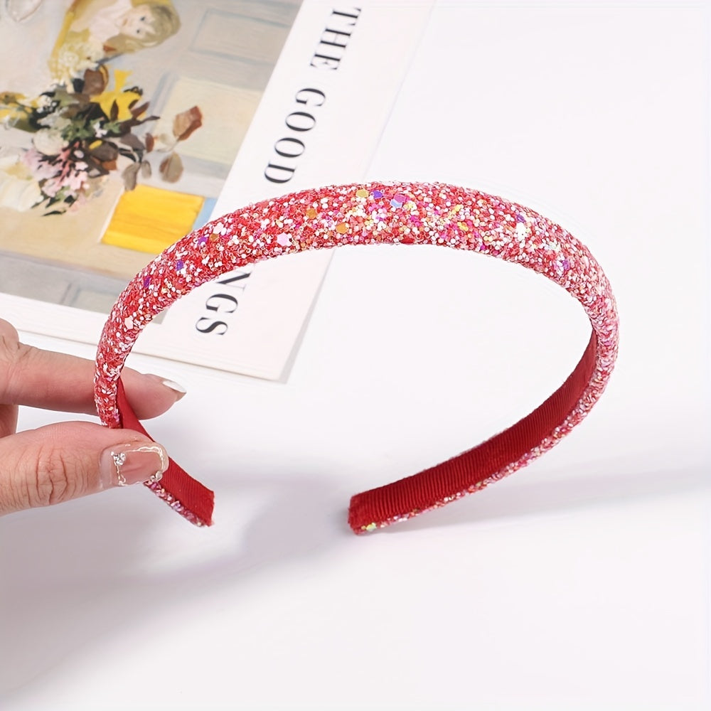 Gradient Sequined Star Hair Hoop Princess Headwear Hair Accessories