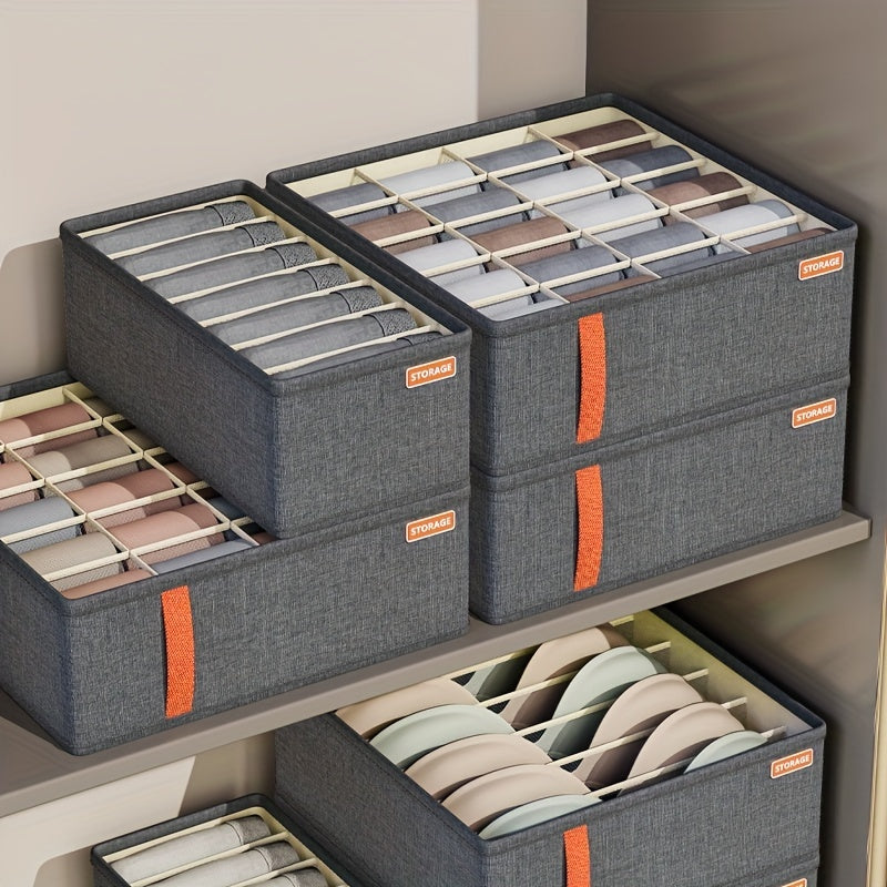 Grids Underwear Storage Box Closet Organizer Pants Socks Divider