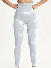 Tie Dye High Waist Tummy Control Fitness Pants