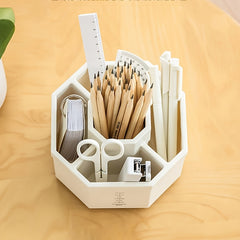 360 Rotating Pen Holder Large Capacity Pencil Storage Box