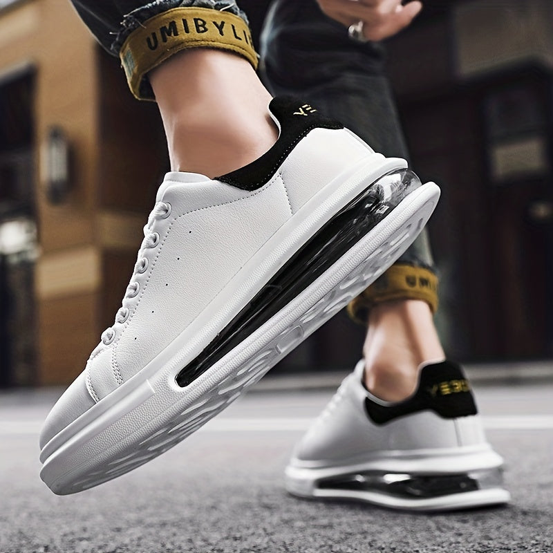 Men's Air Cushioned Skate Shoes Non Slip Sneakers