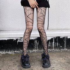 Fishnet Tights High Waist Mesh Pantyhose Women's Stockings