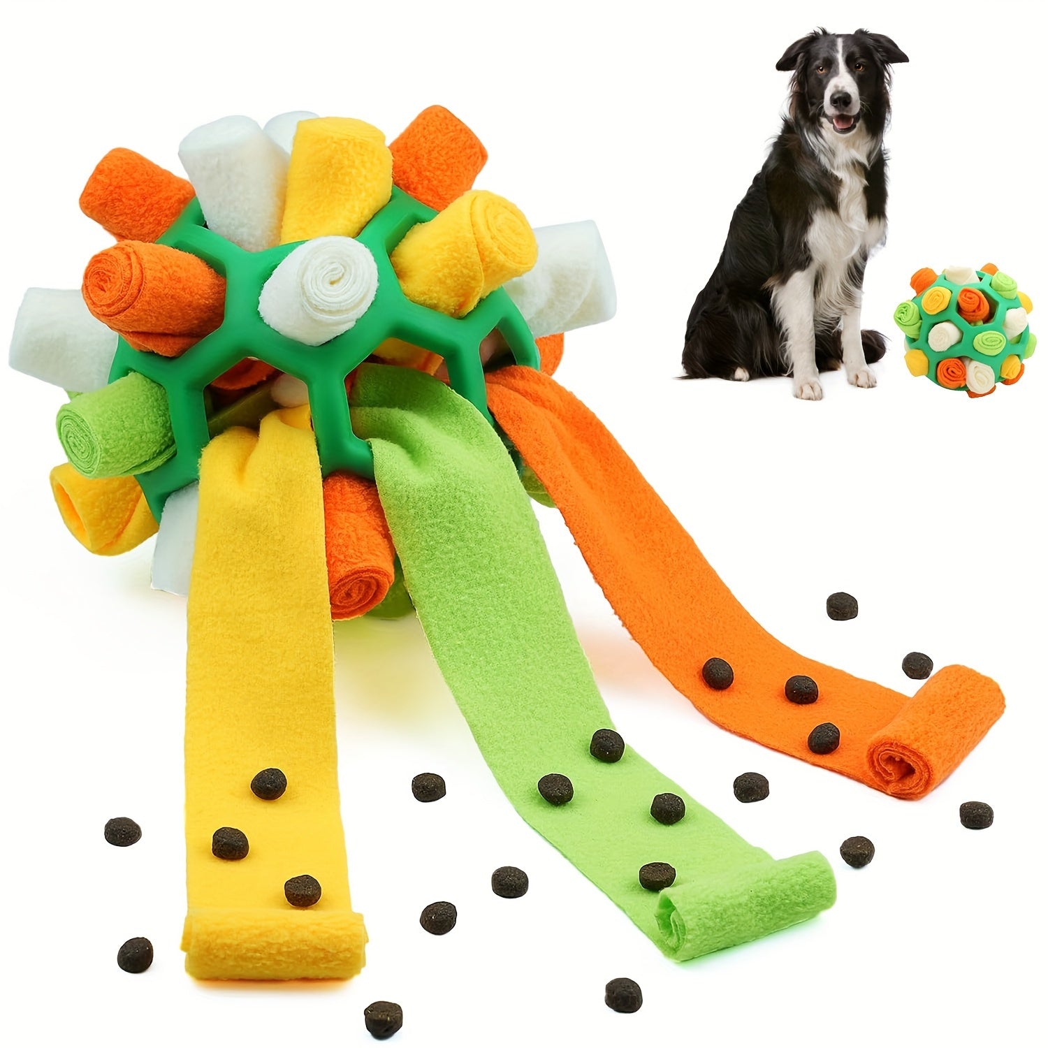 Interactive Pet Sniffing Toy for Food Leaking - Dog Chew and Squeaky Toy