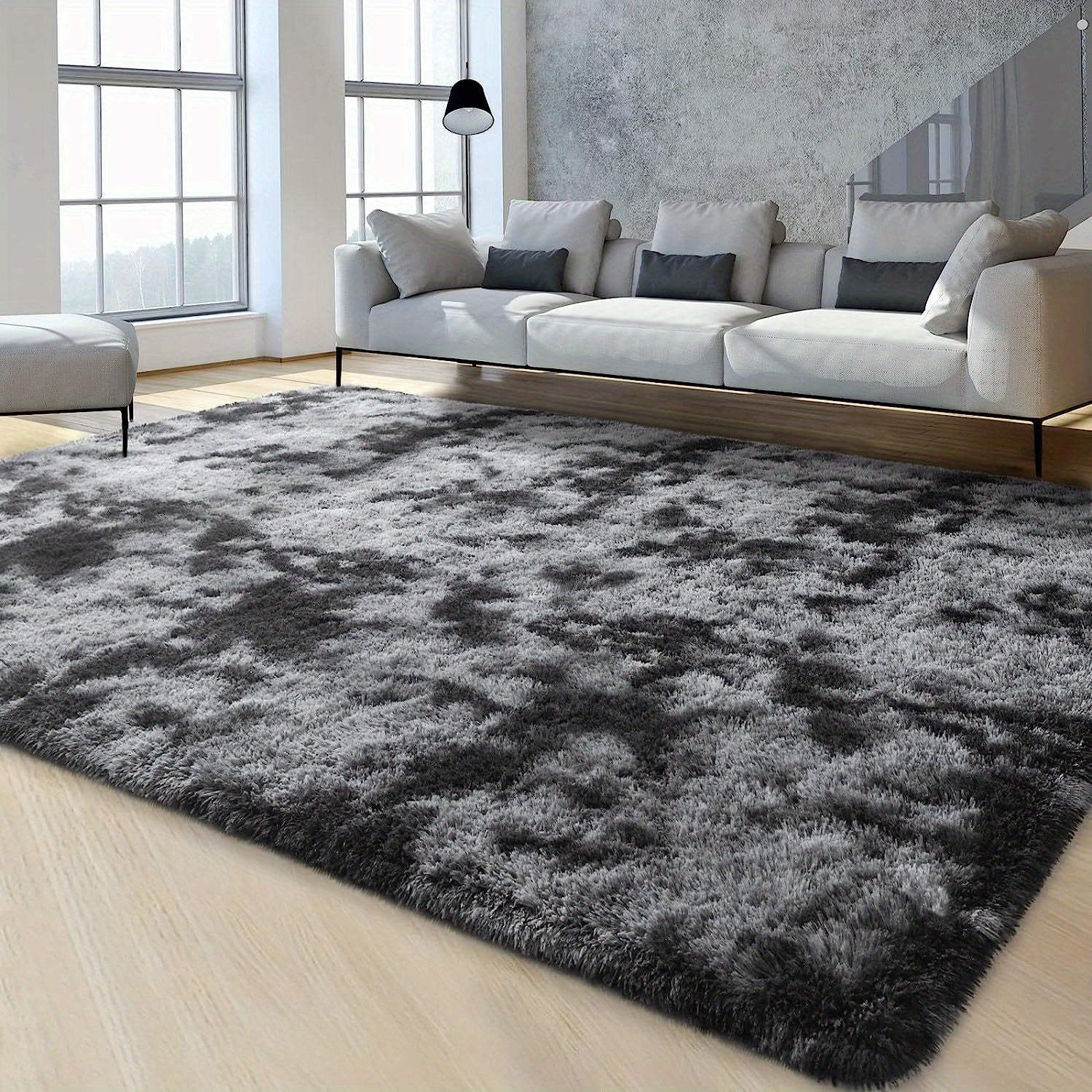 Soft Indoor Rectangle Plush Rug