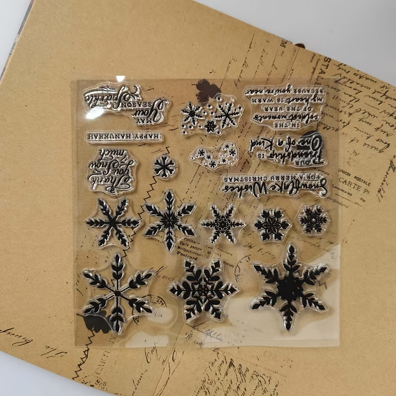 1pc Snowflakes Metal Cutting Dies or Stamps Set for Greeting Card Scrapbooking