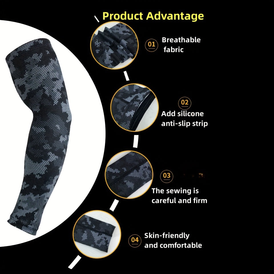 Compression Arm Sleeve for Sports Sun Protection Quick dry Men Women