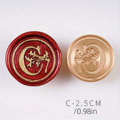 M Classic Letter Wax Stamp Brass Head D Letter Seal Stamp