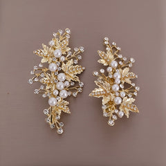 Wedding Hairclip Rhinestone Faux Pearl Barrette Hairpin Hair Accessories