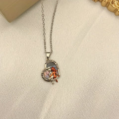 Sisters Heart Pendant Necklace - Party Gift For Girls