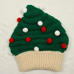 Men's Christmas Tree Pattern Knit Hat