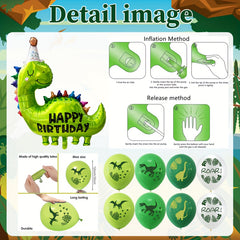 Dinosaur Birthday Party Decoration Set