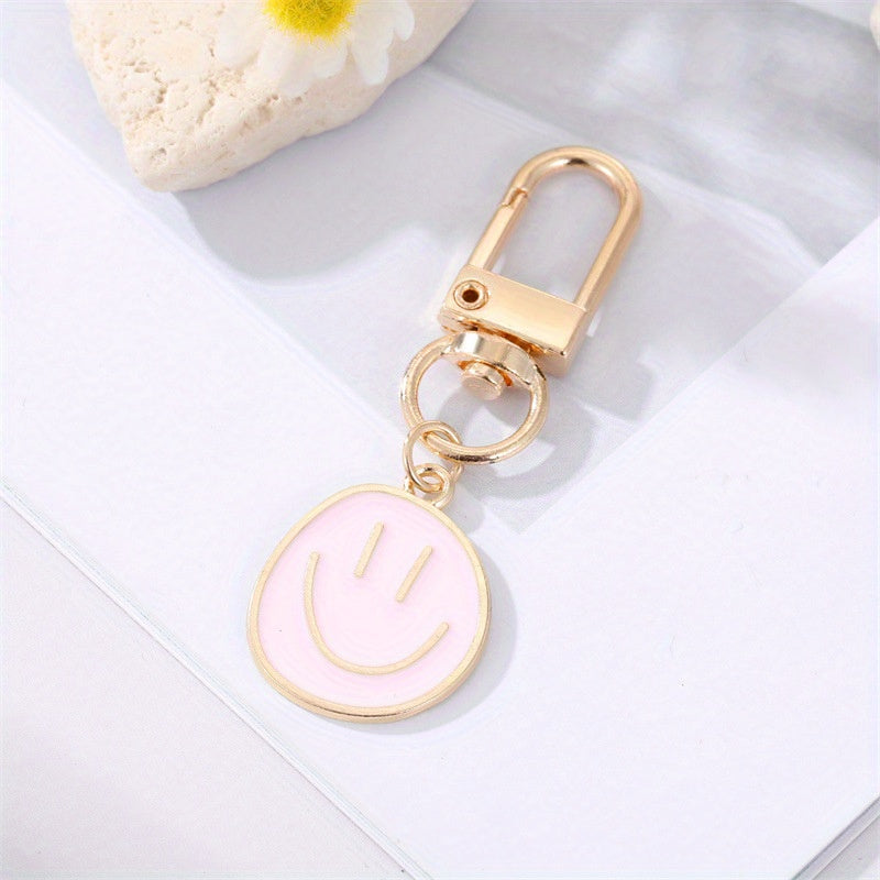 Smiley Face Keychain Gift For Men And Women Friends
