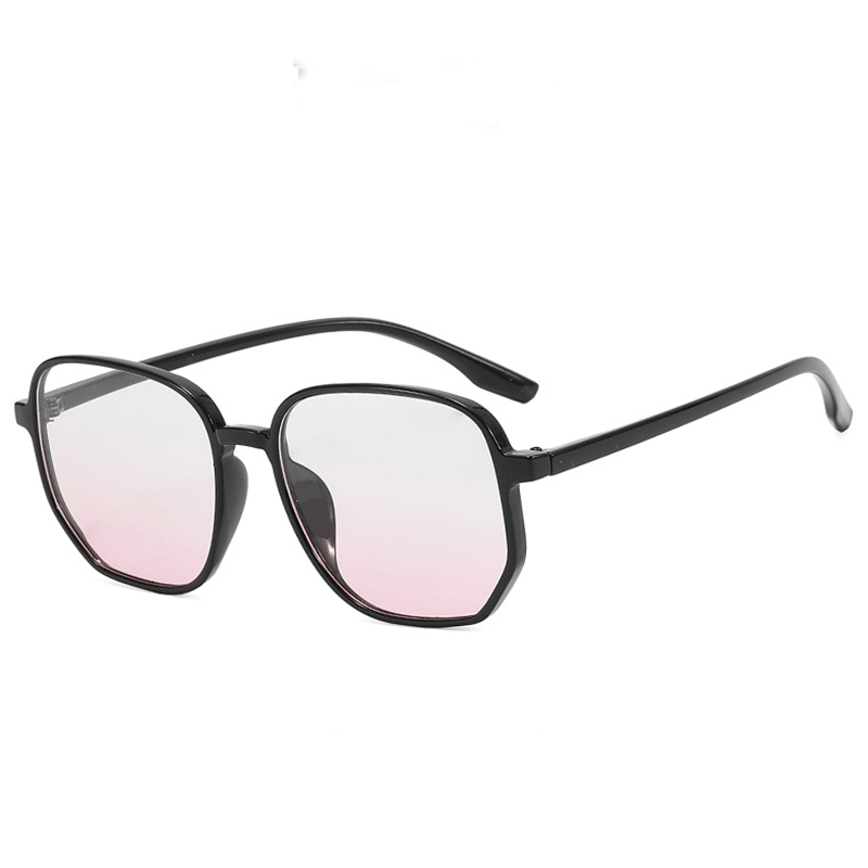 Square Casual Eyeglasses Gradient Women Driving Glasses