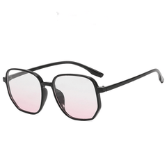 Square Casual Eyeglasses Gradient Women Driving Glasses