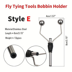 1pc Stainless Steel Fly Tying Tool Bobbin Holder Fishing Tackle