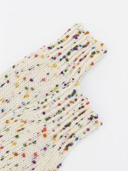Women's Plus Rainbow Dot Print Long Sleeve Open Front Cardigan
