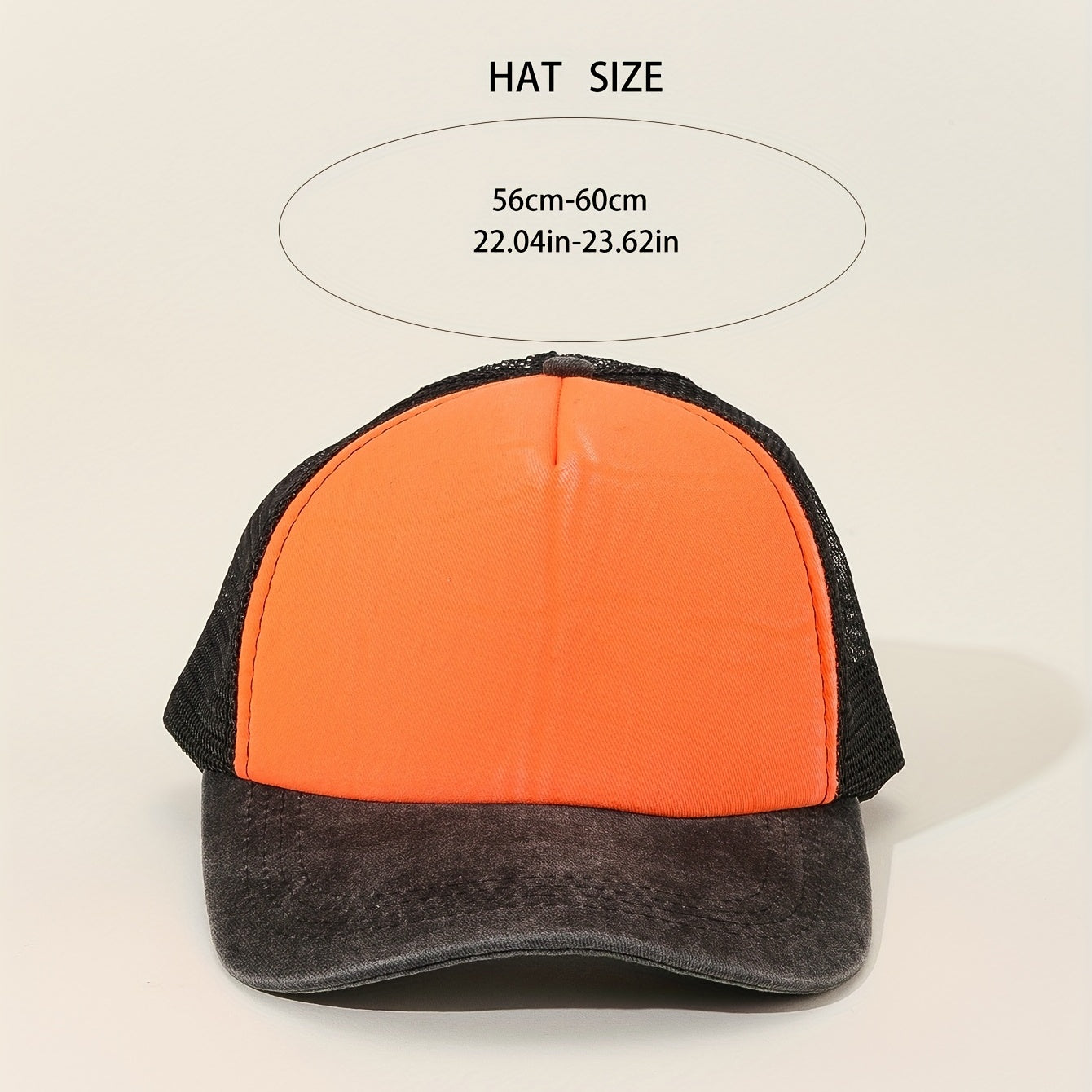 Washed Cowboy Baseball Cap for Spring and Summer