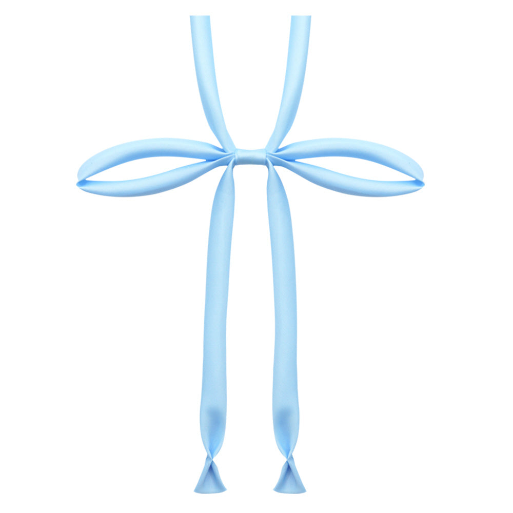 Adjustable Bowtie Long Ribbon Pre tie Bowknot Japan Lolita Cosplay School