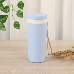 320ml Double Layer Fiber Plastic Water Cup - Outdoor Sports Fitness