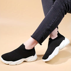 Women's Breathable Knit Slip-On Sock Shoes
