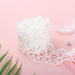 3 Yards Roll Lace Trim DIY Ribbon Dress Decor Sewing Craft Trim & Embellishments