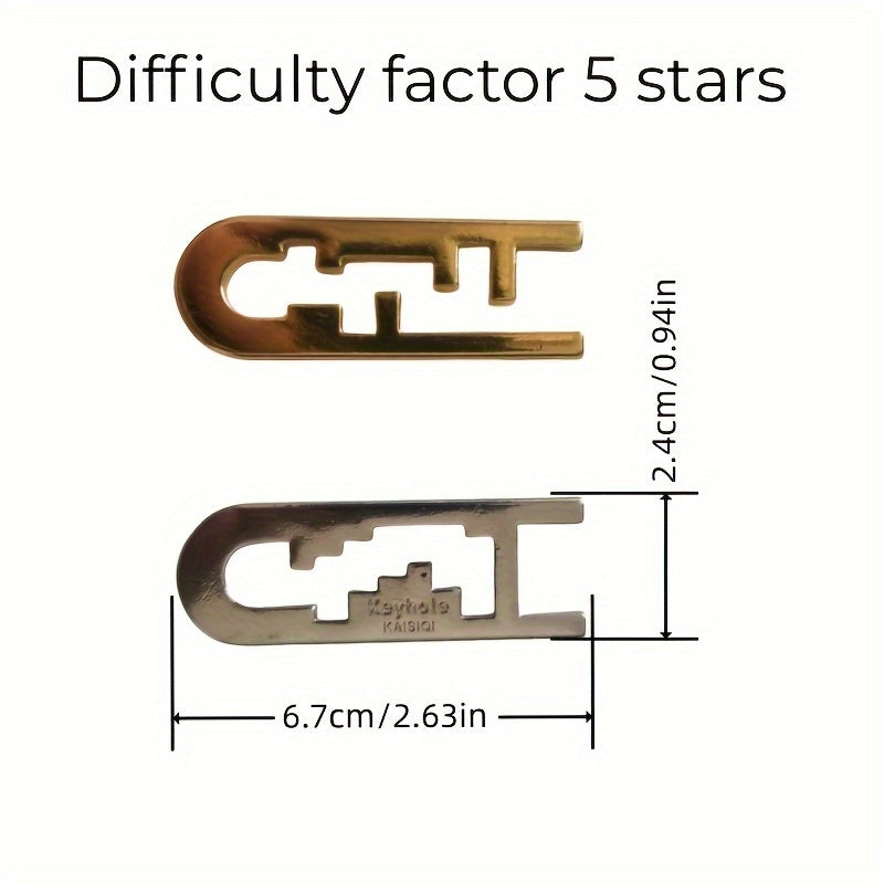1pc Intelligence Unbuckle High IQ Toy Game for Kids