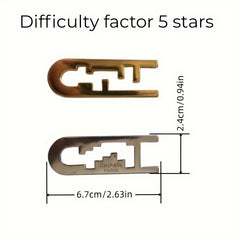 1pc Intelligence Unbuckle High IQ Toy Game for Kids
